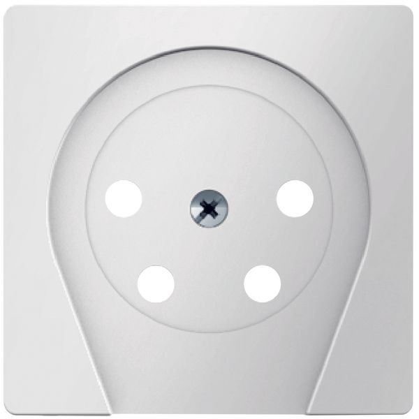 Centre plate for PTT soc. out. "Netherl+s", Q.1/Q.3, p. white velvety image 1