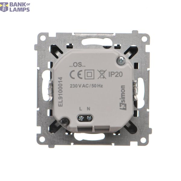 SOON ON SALE, Two-way switch, Push In system, (module), Simon 24, IP20/IP44, 10AX, cashmere image 2