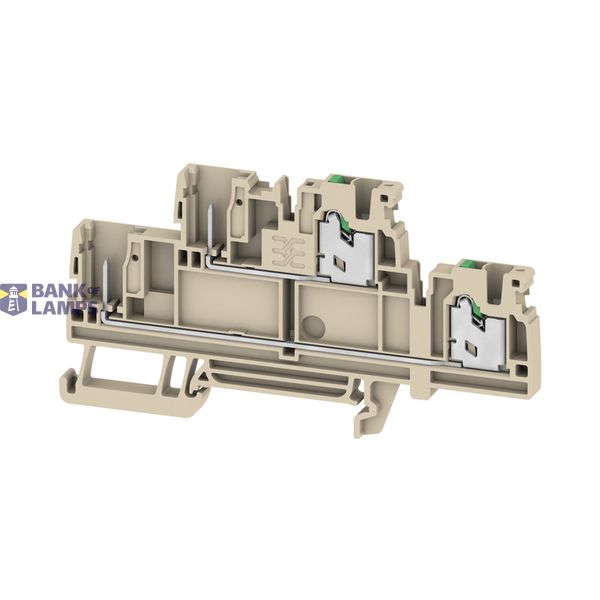 Pluggable terminal, SNAP IN, dark beige, 2.5 mm², 22 A, Number of conn image 1