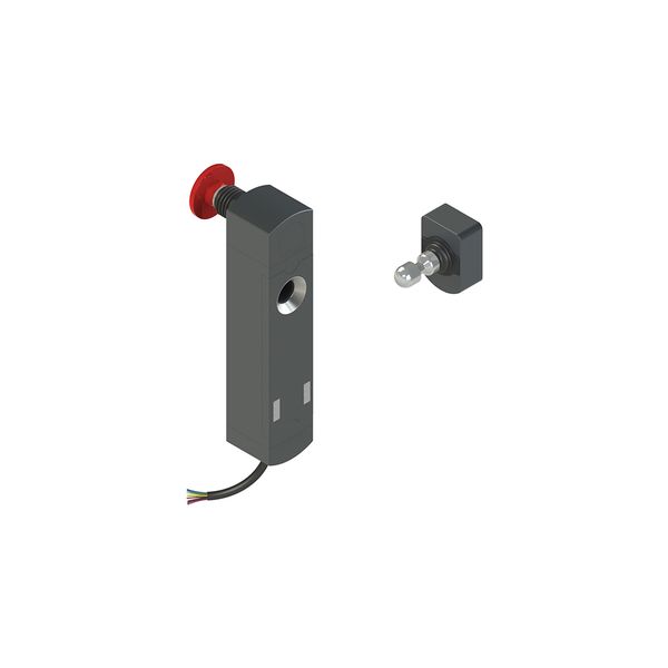 NS series safety locking switch, with actuator image 1