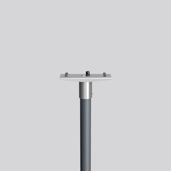 Pole mounting L 346 B 112 H 154 d 76 colour: silver image 2