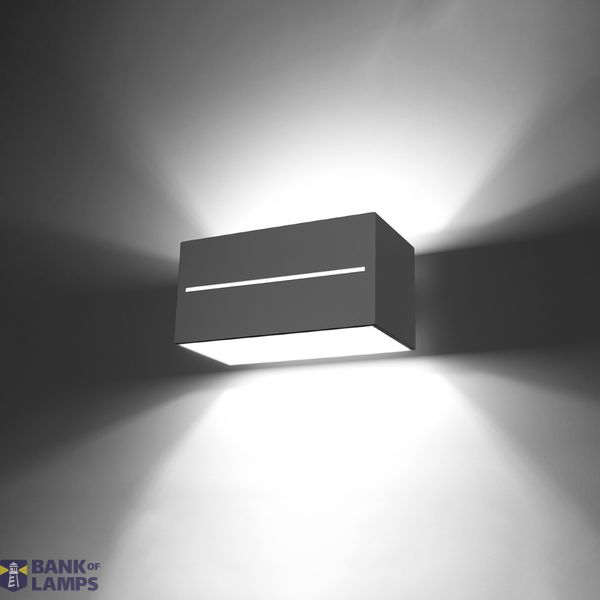 WALL LAMP LOBO MAXI GREY G9 2X40W IP20 image 7