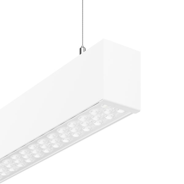 LINEDO single IP20, 31 W, 4550 lm, 830, white, on/off Pendant luminair image 1