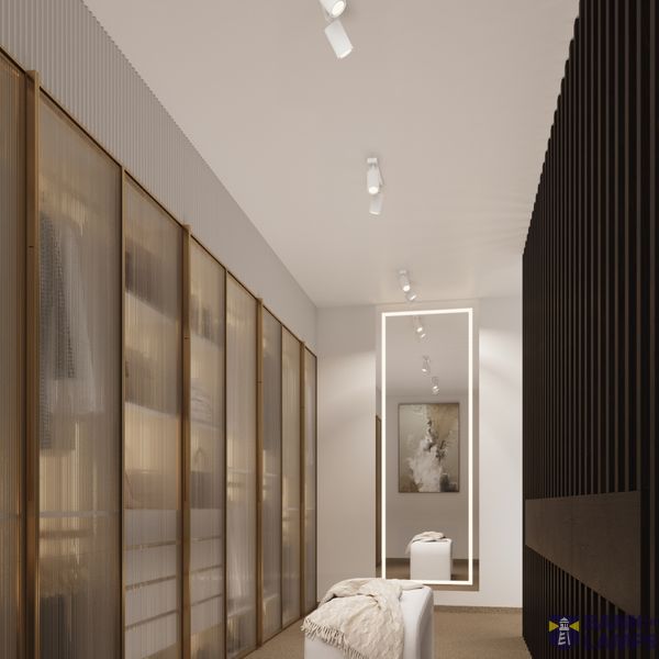 SINGLE WALL LAMP CARBON WHITE WITH MOVABLE LAMP FOR GU10 image 5
