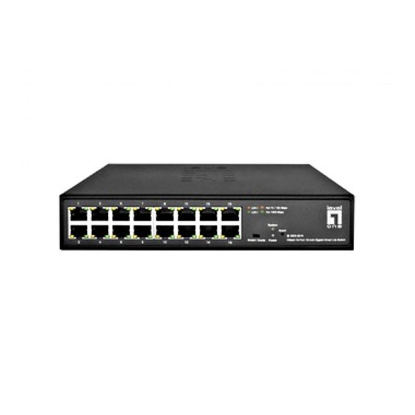 Switch Smart Lite 16xRJ45 10/100/1000, 10" image 1