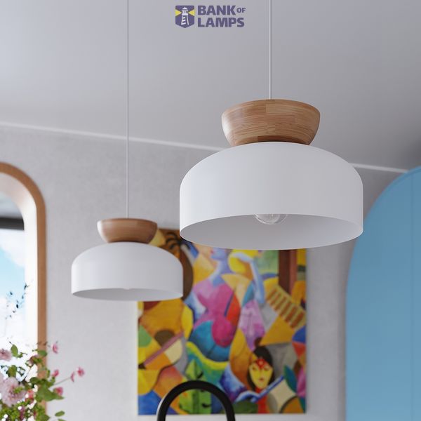 Pendant lamp MARION white image 8