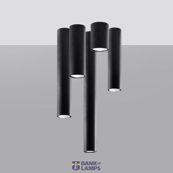 SPOT LAGOS 10 BLACK GU10 1X40W IP20 image 10