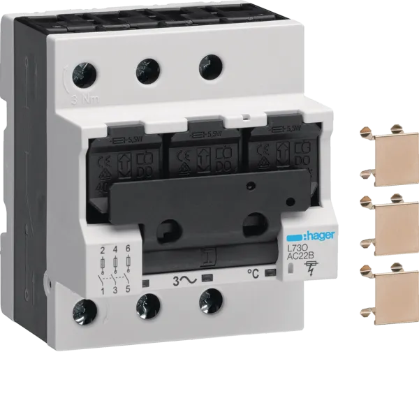 HAG L73O load break switch D02 3P 63A image 1