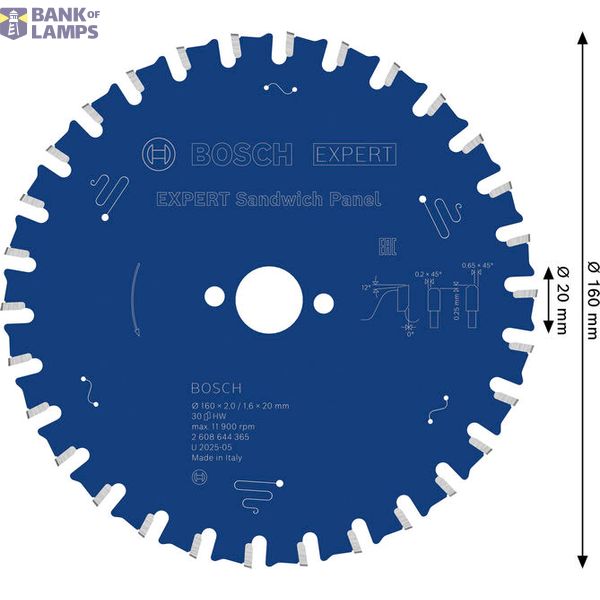 EXPERT Sandwich Panel, 160 x 2/1.6 x 20 mm, T30 image 2