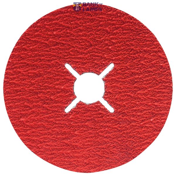 R780 fibre sanding disc, Best for Metal + Inox 125 x 22.23 mm, G80 image 1