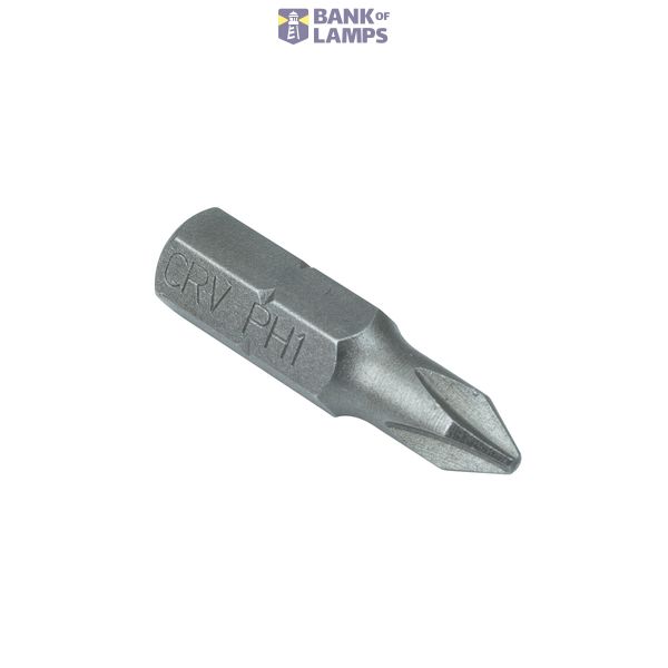 Bits，25mm，PH1 1/4" ，6150CRV (10 pcs) image 2