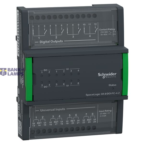 SpaceLogic Central I/O UI-8/DO-FC-4-2 image 1