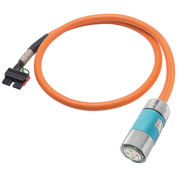 Power cable pre-assembled TYPE 6FX5002-5CS17 4X10 C CONNECTOR FULL THREAD...6FX5002-5CS17-1AA5 image 1