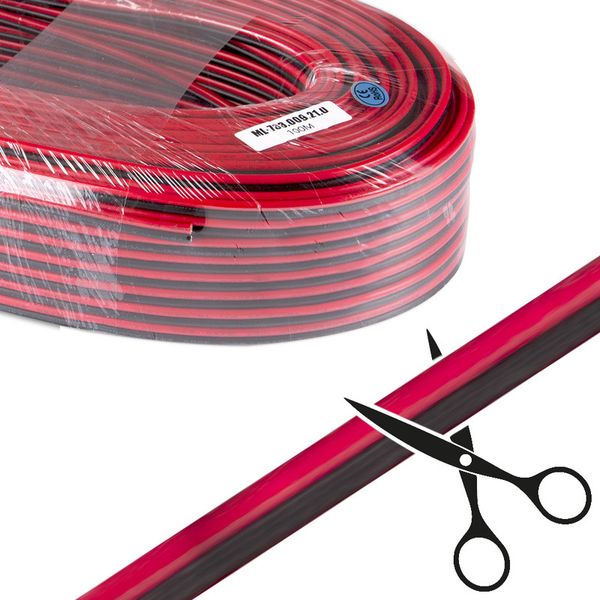 2-wire conductor AWG 16, red/black image 1