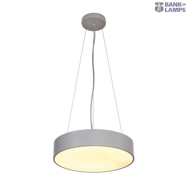 MEDO PRO 40 ceiling light, round, silver-grey, T5 40W image 3