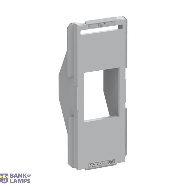 Adapter frame, traffic grey, Halogen free image 1