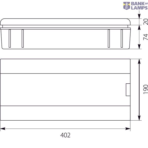 SRp-18/B flush-mounted switchgear (N+PE) image 2