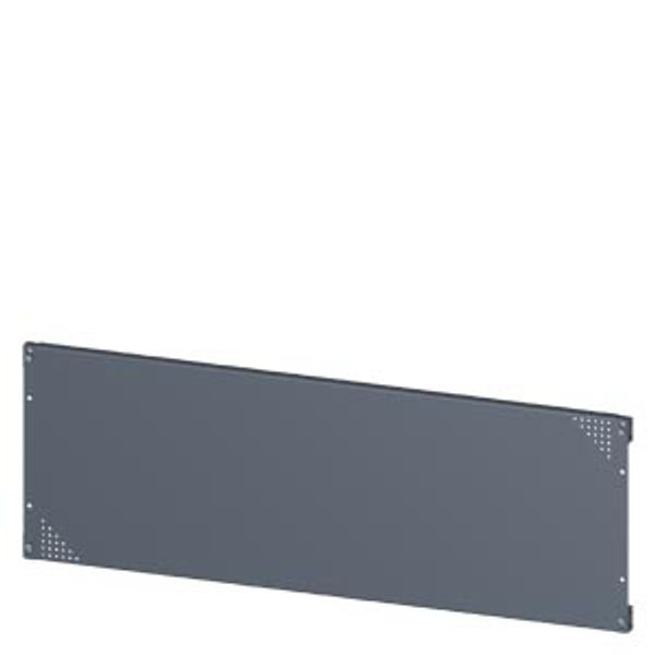 SIVACON, mounting plate, mounting with bracket, perforated, H: 400 mm, W: 1200 mm, zinc-plated The image 2
