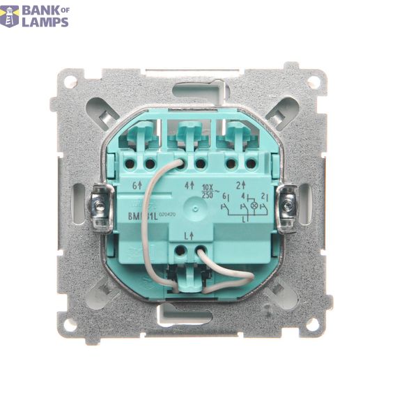 1/2 key with pictogram for electronic products, matt aluminum image 1