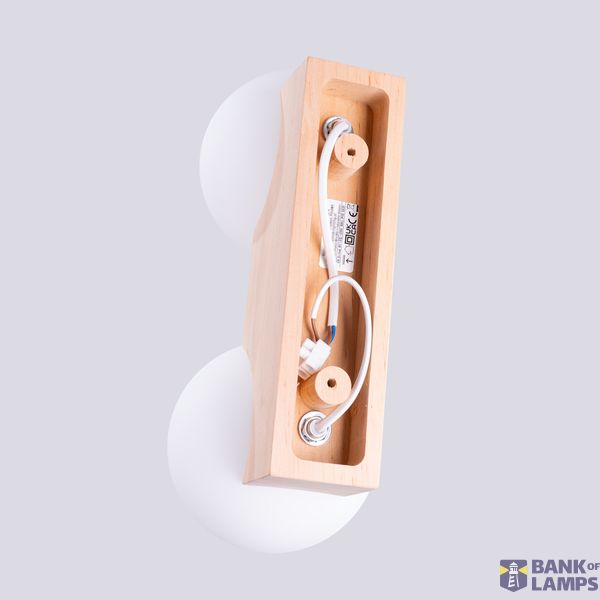 Ceiling lamp BULBO 2 natural wood image 4