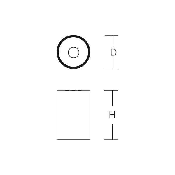 HELEDON maxi, 25 W, 3050 lm, 927, silver, on/off Surface mounted downl image 3