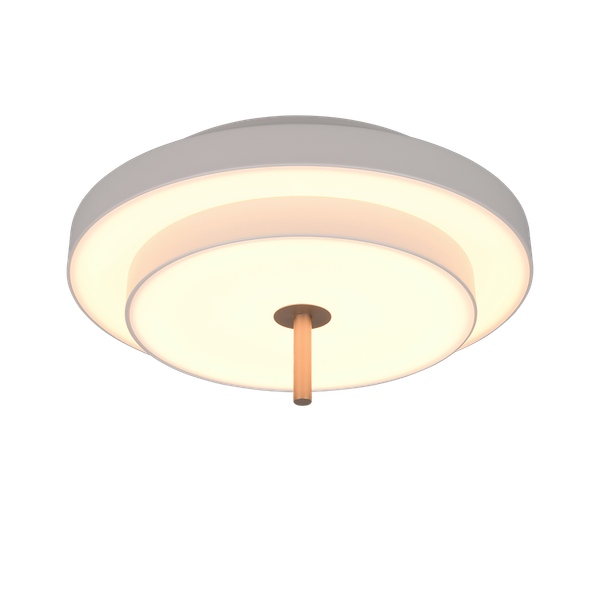 Keaton LED ceiling lamp 40 cm warm grey image 1