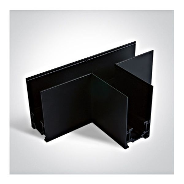 42012D/B BLACK T CONNECTOR WITH LIVE T CONNECTOR image 1