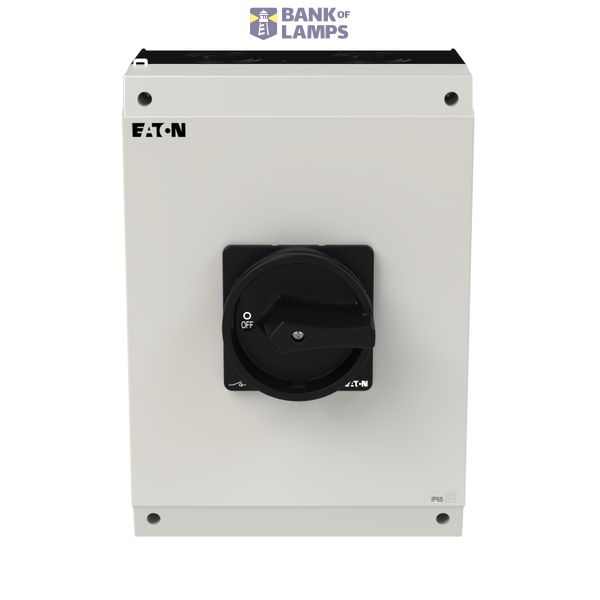 P3 Main switch, 80 A,Surface mounting, 4 pole, Form I5/SVB, Black, Doo image 3