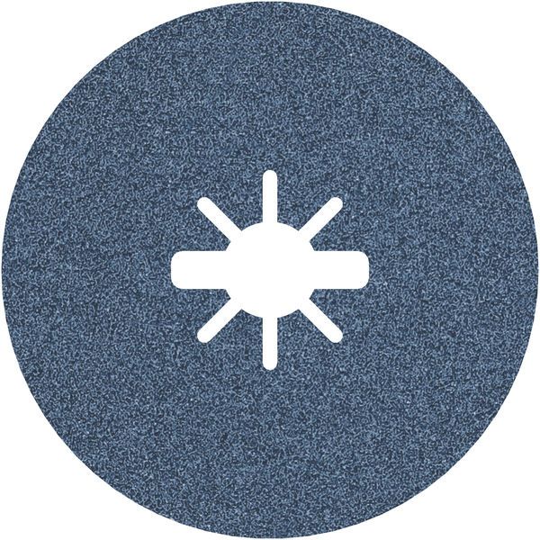 X-LOCK Fibre sanding discs, Ø125mm, G 80, R574, Best for Metal, 1pcs image 3