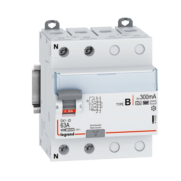 DX3 Circuit Breaker 2P 63A 300MA B image 1
