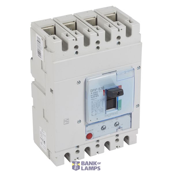 MCCB DPX³ 630 - thermal magnetic - 3P+N/2 - Icu 100 kA (400 V~) - In 500 A image 2