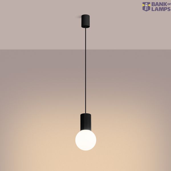 Pendant lamp HALO 1 black image 8