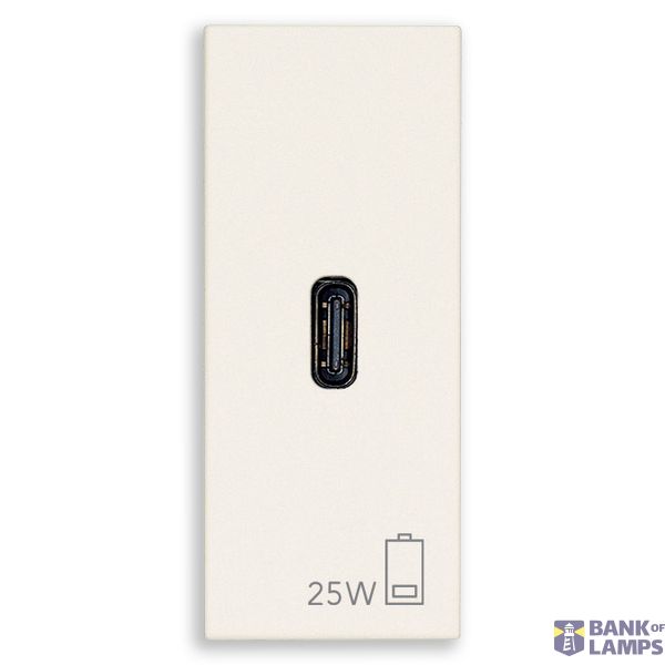 PD C-USB power unit 25W white image 1
