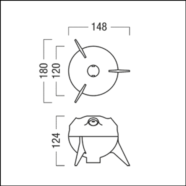 SUSP DOT28 EXPOSED CONCRETE SET - Installation kit image 2