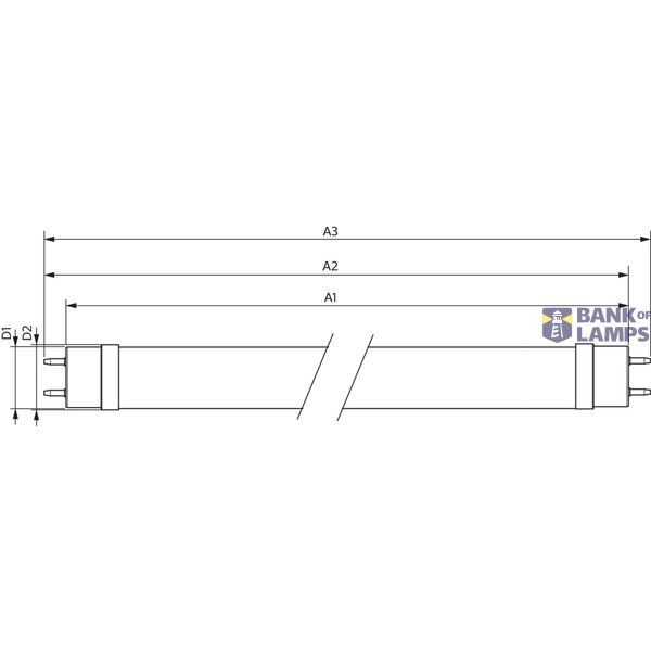 MAS LEDtube VLE 1200mm UO 16W 840 T8 image 3