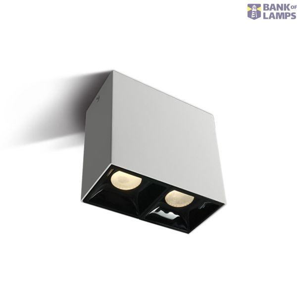 WHITE  2x7W WW  IP20 100-240V image 1