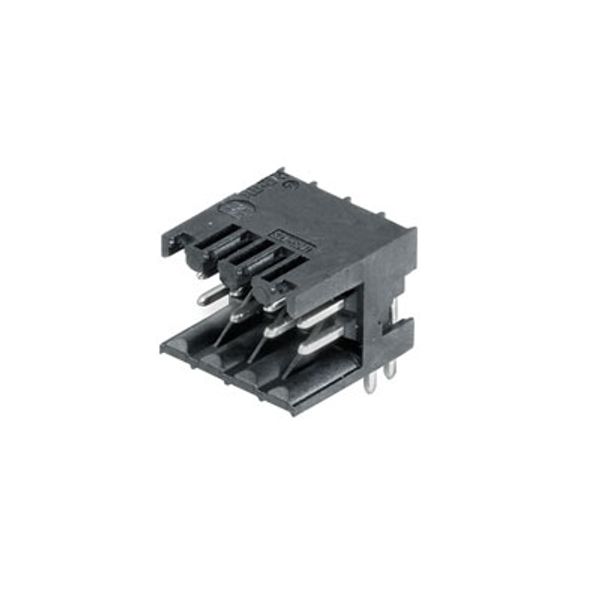 PCB plug-in connector, male header, open side, THT/THR solder connection, 3.50 mm, Number of poles: 18, 90°, Solder pin length (l): 3.2 mm, tinned, black, Box image 2