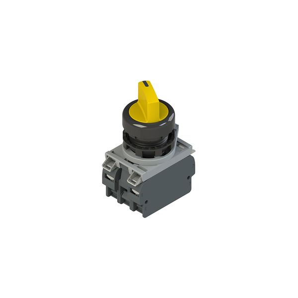 Complete unit with illuminated 4 positions selector, fixing adapter and contacts image 1
