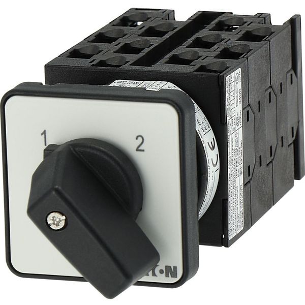 T0-6-8370/E Changeoverswitches, T0, 20 A, flush mounting, 6 contact unit(s), Contacts: 12, 90 °, maintained, Without 0 (Off) position, 1-2, Design number 8370 image 36