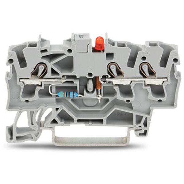 2002-1321/1000-413 Component terminal block; 3-conductor; LED (red) image 2