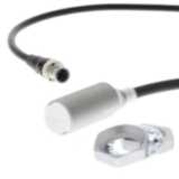 Proximity sensor, inductive, brass-nickel, Spatter-coating, M18, shiel E2E 8500G image 2