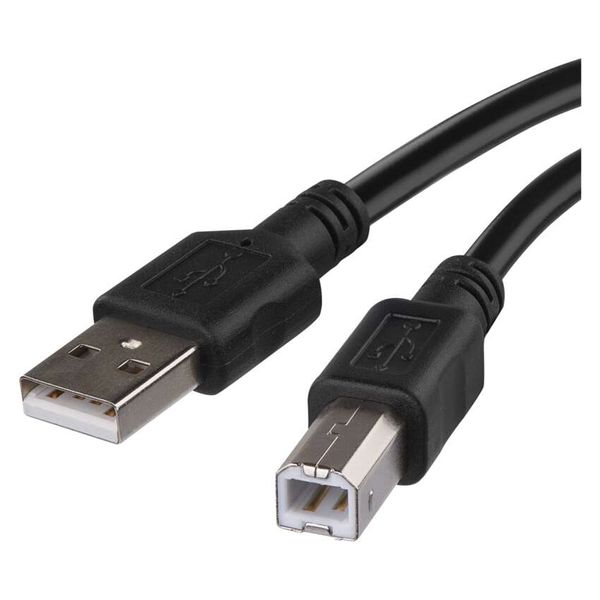 USB cable 2.0 A/Male – B/Male 2m image 1