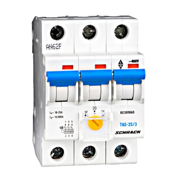 Tariff switch, 3-pole, series TAS, setting range 16, 20, 25A image 1