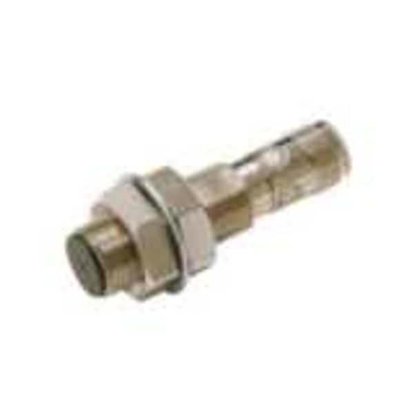 Proximity sensor, inductive, nickel-brass, short body, M12, shielded, E2EN0931A image 2