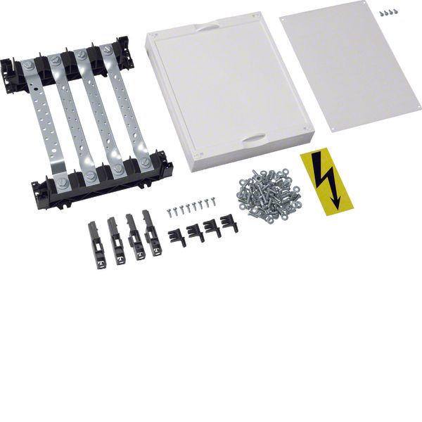 Kit,universN,300x250mm, with busbar 50mm, 4x 25x4mm, vertical image 1