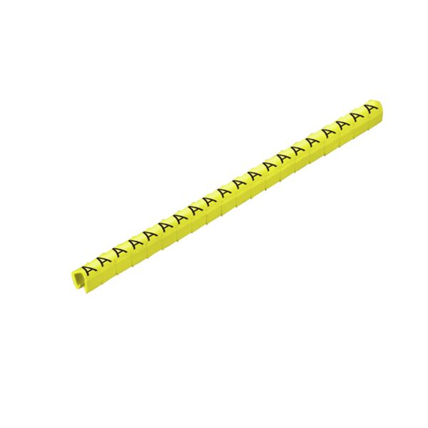 CableLine, Conductor and cable markers, 2 - 3 mm, 3 x 4 mm, yellow image 1