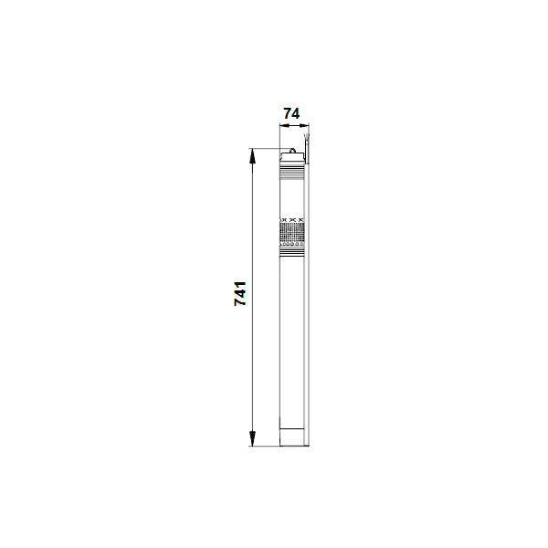 Submersible deepwell pump SQE 1-50 0.70 kW 1x200-240V 1,5m mod.BB image 3
