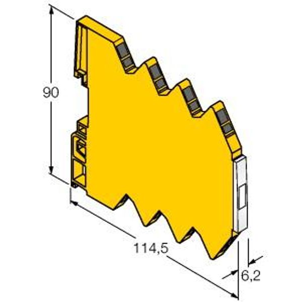 Analog signal isolator 1-channel   IMS-AI-UNI/24V image 1