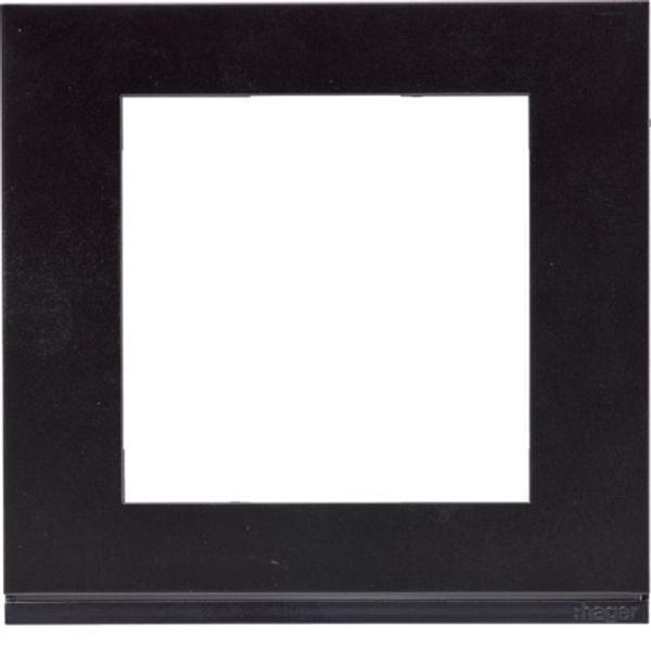 THERMOSTAT FRAME / ROOM CONTROLLER GALLERY KNX BLACK image 1