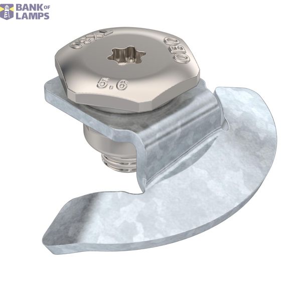 Turn buckle with Torx drive for walkable covers Ø21 mm Steel Hot-dip g image 1